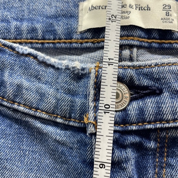 Abercrombie & Fitch High Rise Skinny Jeans size 29 - Picture 5 of 6
